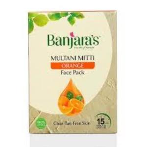 Banjara's Multani Mitti + Orange Face Pack Powder 100gms