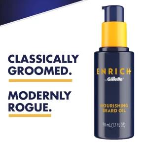 ENRICH BY GILLETTE- NOURISHING BEARD OIL - 50ml