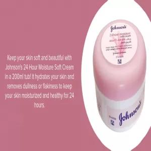 Johnsons 24 Hour Moisture Soft Cream 200ml Skin Care