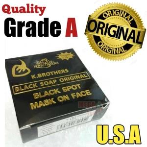 K BROTHERS BLACK ORIGINAL SOAP BLACK SPOT mask