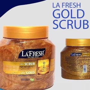 Lafresh Gold Face & Body Scrub 500ml Collagen Vitamin E