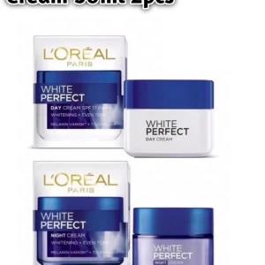 Loreal Paris White Perfect Day & Night Cream 50mlx2Pcs