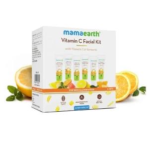 Mamaearth Facial Kit with Vitamin C & Turmeric 60g