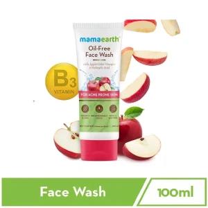 MAMAEARTH Oil Free Face Wash 100ml Oily Acne Prone Skin