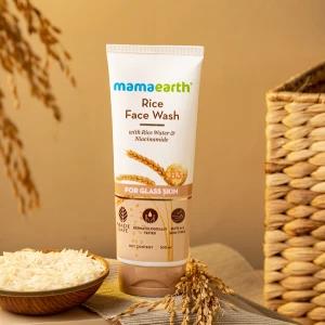 Mamaearth rice face wash For Glass Skin 100 Ml