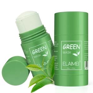 Natural Green Tea Mask Stick Deep Cleansing Oil Control