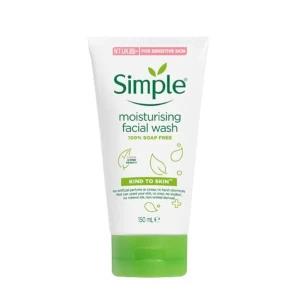 SIMPLE Moisturising Facial Wash Kind to Skin - 150 ml