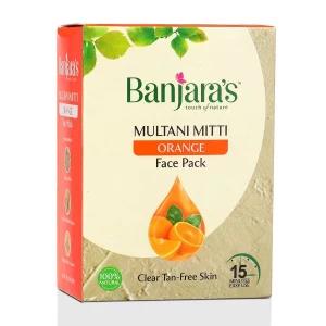Banjaras Multani Mitti Orange Face Pack Powder 100g