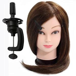 Black hair Dummy washing cutting,drying,makeup holder