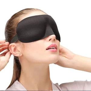 Eye Mask Cover Eye Patch Soft Travel Sleep Rest Aid