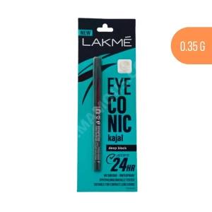 Lakme Eyeconic Kajal 0.35g Deep Black 24h Waterproof