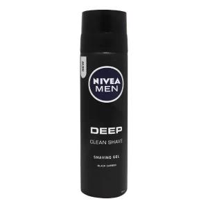 NIVEA MEN Deep Clean Shave Shaving Gel Black Carbon200ml