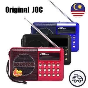 JOC Portable Radio music player SD TF USB Rechargeble