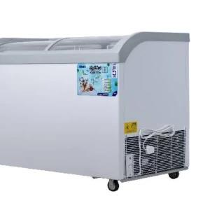 Abans Curved Glass Top Freezer 258L