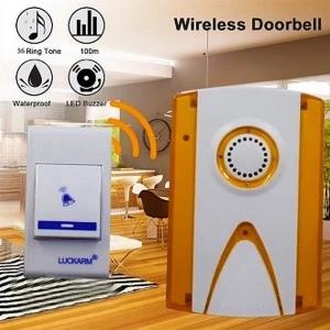Remote control wireless doorbell 10-15m range max