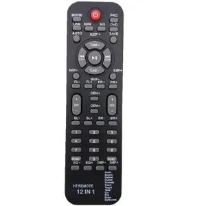 Black 12 in 1 True ONE Home Theatre System Remote Control