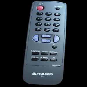 Black Sharp CRT TV Remote G1342SA