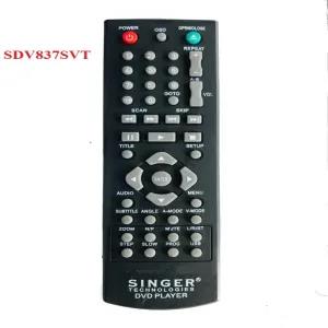 Black Singer DVD SDV 837SVT Remote Controller