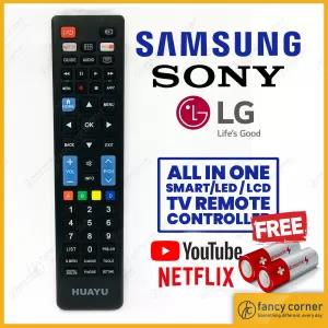 Samsung, Sony &LG LCD / LED / Smart Tv Remote Control