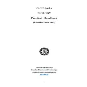 NIE Biology Practical Adv. Level Resource Book