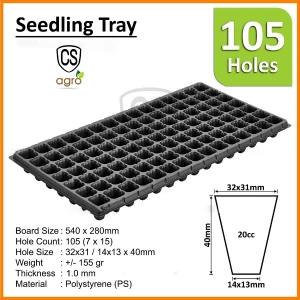 Generic Seedling Tray 105 Holes Thick