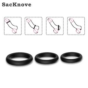 3 Pcs Cock Rings For Penis And Balls - Delay Ring