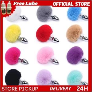 Anal Plug Bunny Tail Butt Plug sex toy