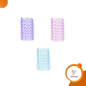 Male Silicone Penis Sleeve Cock Ring Extender Sex Toys