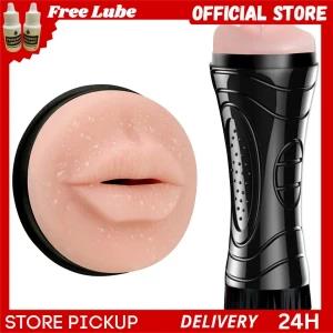 Men Masturbation vibrate Silicone cup sex toy