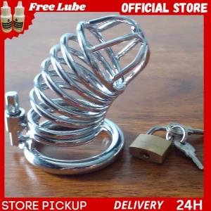 men Penis stainless steel Chastity cage bdsm sex toy