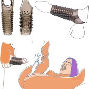 Penis Enlargement Silicone Sleeves - Delay Ejaculation