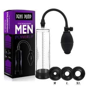 Penis pump two in one with vagina sex toy