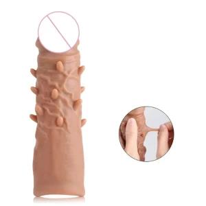 Penis Sleeve Cock Enlargement Chastity Cage Penis Rings