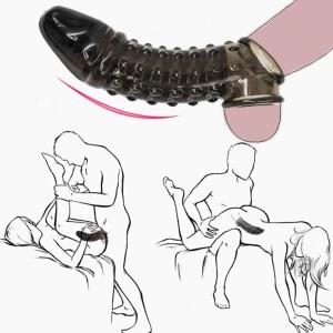 Penis Sleeve Cock Enlarger-Extender Delay Ejaculation