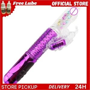 Rabbit rechargeable up and down rotate vibrate sex toy