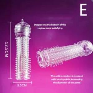 Reusable Dotted Condom - Ejaculation Delay Penis Sleeve