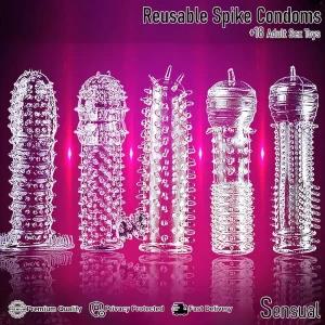 Premium Penis Sleeve Reusable Adult Sex Toy for Men