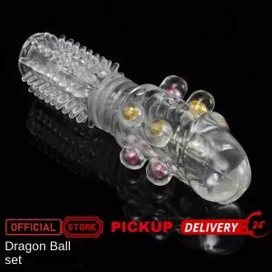 silicon reusable and penis extendable condom A sex toy