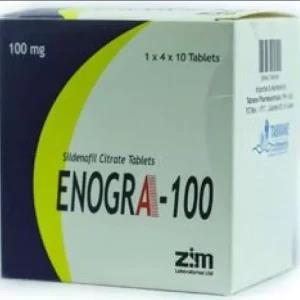 Enogra 100mg 40 Tablets Erectile Dysfunction Treatment