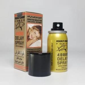 long time delay spray for men deadly shark 48000