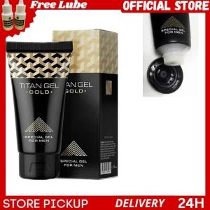 White tube Titan Gold Russian men enlargement cream