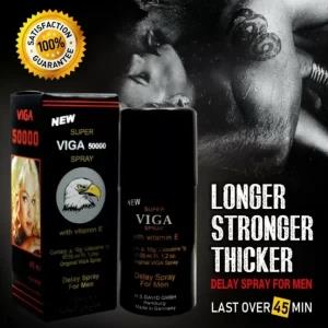super viga 50000 delay spray for men with vitamin E