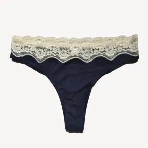 Oysho Blue Thongs Sexy Lace Panties
