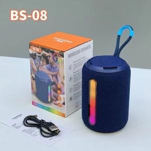 RGB Bluetooth Wireless Speaker Bs 08 with powerful Sound