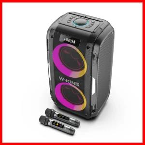 W-King T9 Pro portable Bluetooth speaker with 2 mic