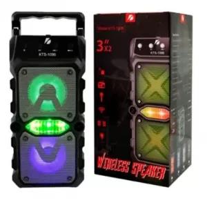 Black KTS Speaker KTS-1096 3*2 Inch twin loudspeakers highes