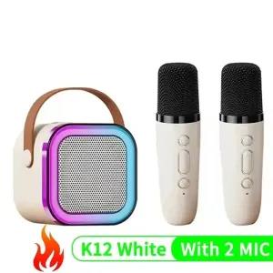 Bluetooth K12 Karaoke Machine Portable Speaker with 2mic