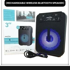 Bluetooth rechargeable speaker