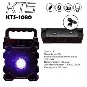 KTS - 1080 Bluetooth Portable Wireless Speaker With 3D EXTRA