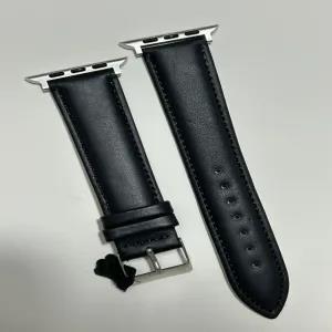 BLACK New Smart Watch Black Lather Strap